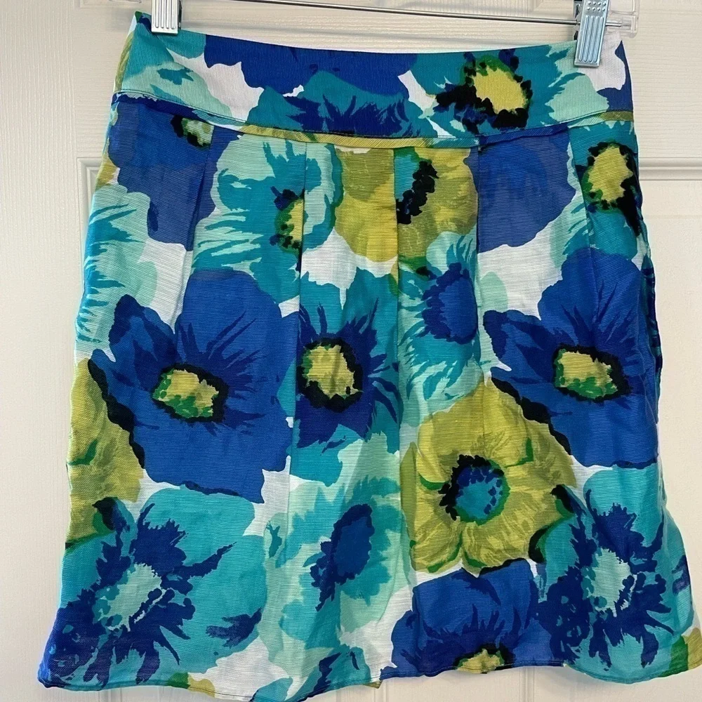 - Loft linen blend skirt